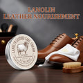 Professional Lanolin Leather Care Cream Shoe Conditioner Waterproof Wax Polish for Boots Bags Sofa Seat Repair & Shining Balsam