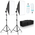 20-135W Softbox Lighting Kit 50x70CM Photography LED Lamp Professional Continuous Light System Equipment For Photo Studio
