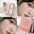 Gege Bear Strawberry Pink Liquid Blush Korean Makeup Matte Nude Apricot Tint Blusher Brighten Face Rubores Rouge Cute Makeup