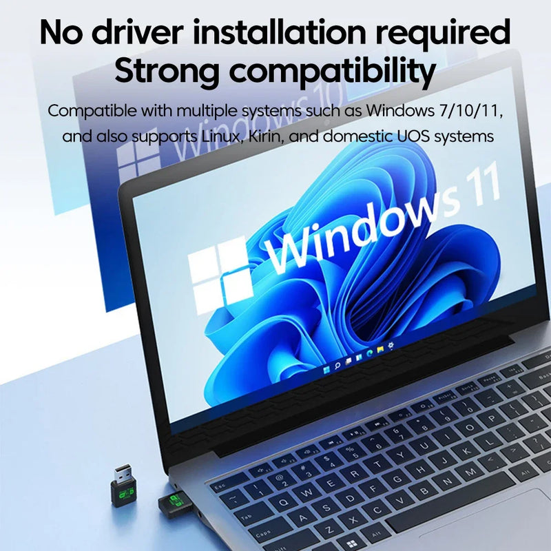 USB WiFi Bluetooth 5.4 Adapter AX900 6 Dual Band 2.4G&5GHz Wireless Network Card Adaptador For Window - Visuel 5 | SAMAG