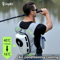Rechargeable Air Conditioning Vest 9600mAh Battery Cooling Clothes for Hot Weather With Pockets Jacket for Working in the Heat