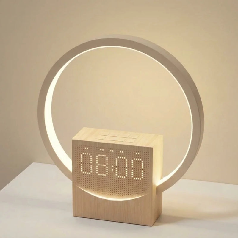 Digital Alarm Clock with Sunrise Simulation Wakeup Light Bluetooth Speaker And White Noise Machine for Bedroom Office Desk