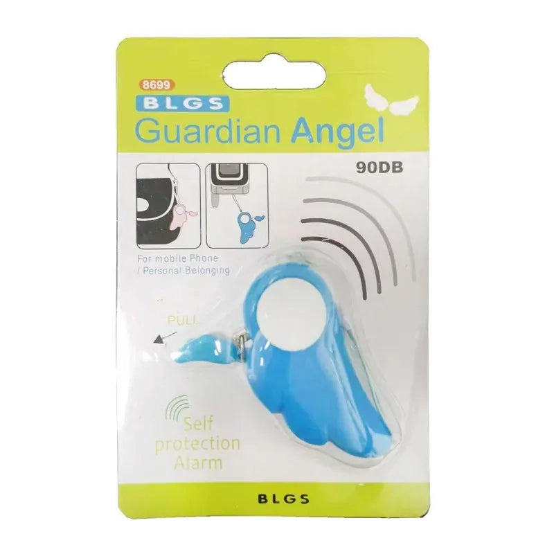 Angel Wing Portable Alarm Anti-Wolf Device for Women Girls Self-Defense Alarm Safety Carrying Bag Keychain Defensa Personal