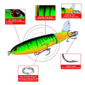 10cm 14cm Topwater Spinner Fishing Lure Popper Artificial | SAMAG