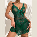 Women Sexy Lingerie Lace Babydoll Dress Erotic Underwear Open Bra Mesh Sheer Pajamas Sexy Costumes Bodysuit Exotic Porn Outfit