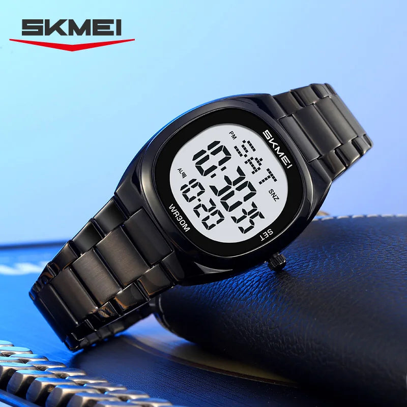 SKMEI 2419 Fashion Electronic Watch Multifunctional Luminous Calendar Alarm Clock Sports Simple Business Digital Watches for Man