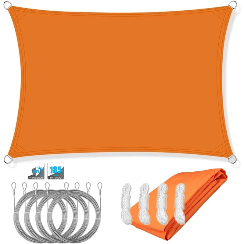 Waterproof Sun Shade Sail Canopy Rectangle UV Block | SAMAG