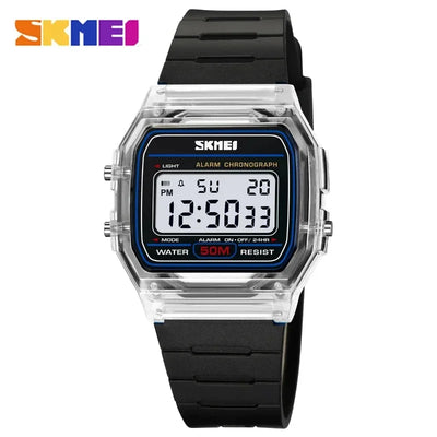2056 Electronic Watch for Men Women Waterproof Sport Calendar Date Wristwatch Countdown Clock Boy Girl 1412 | SAMAG