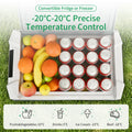 Alpicool NL 25L 35L 45L Car Refrigerator 12V Compressor Fridge Freezer 12/24V DC 100-240V AC Portable Cooler for Camping Travel