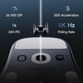 MCHOSE A7 V2 Lightweight Wireless Gaming Mouse Dual 8,000Hz Polling Rate PAW3950 TI Gaming Esports Office Mouse