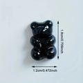 12/24Pcs Set Cute Jelly Bear Shoe Decoration Charms For Clogs Women And Man Sandals Decoration