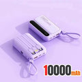 120W 500000mAh PowerBank Large Capacity 4 In1 Cables Intelligent Digital Display Light Portable Powerbank For iPhone Huawei 2026