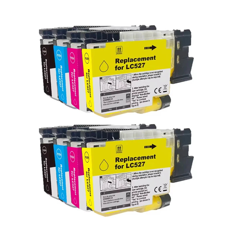LC-527 LC527 LC 527 Compatible Inkjet Ink Cartridge For Brother MFC-J4550DW J4350DW 4550 4350 Printer
