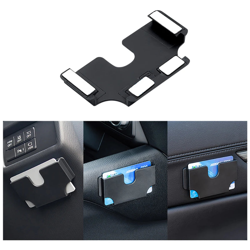 Car Seat Card Holder Seat Console Card Holder Space-Saving Car Stowing Tidying Interior Storage Box For Organizing Shopping Card
