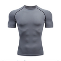 New Men Body Shapers Fitness Elastic Abdomen Tight Fitting Short Sleeve Shirt Tank Tops Shape Underwear Slimming Boobs Shaping