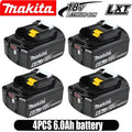 Original Makita 18V Battery 6AH Is Used for Replacing Lithium Batteries in Makita BL1840BL1830b BL1850b BL1850BL1860BL1815.