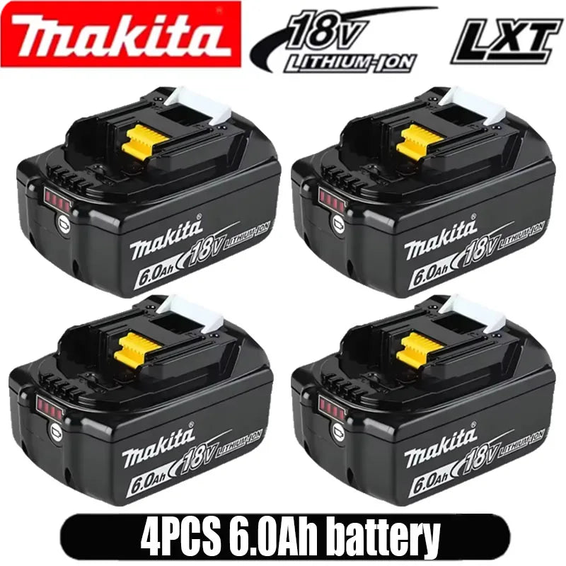 Original Makita 18V Battery 6AH Is Used for Replacing Lithium Batteries in Makita BL1840BL1830b BL1850b BL1850BL1860BL1815.