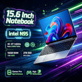 Intel N95 2026 15.6 Inch Portable Laptop 32GB DDR4 2TB SSD 7500mAh Office Gamer Notebook Backlit Fingerprint Pro Unit