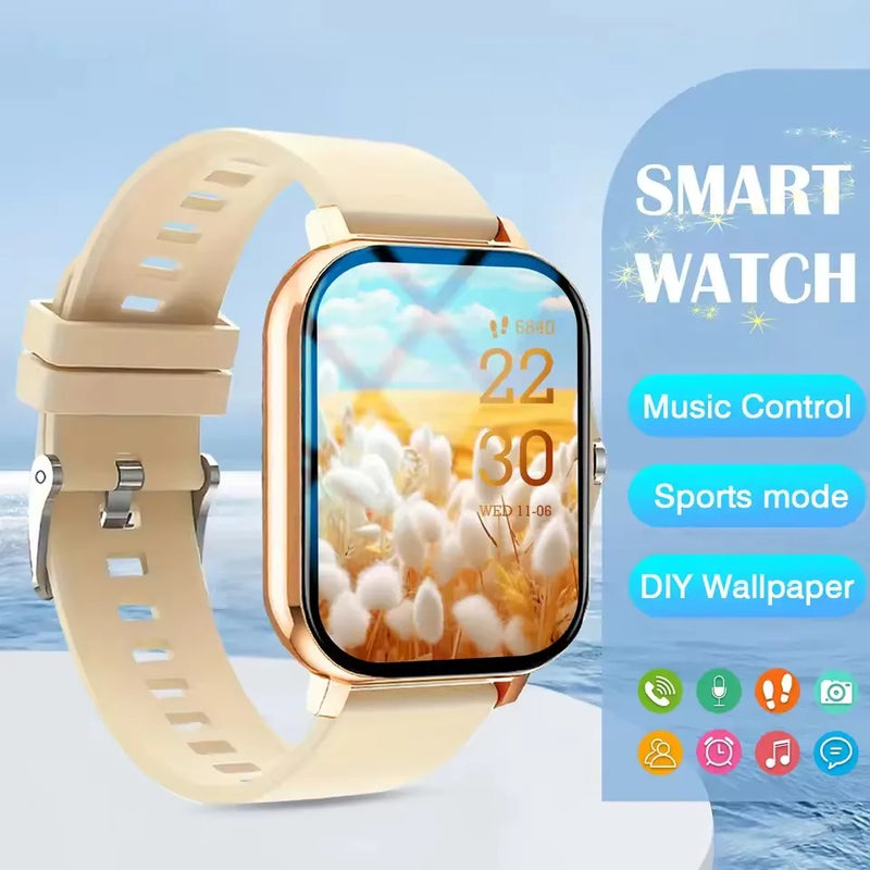 New Smartwatch 1.83'' HD Screen Heart Rate/Sleep Monitor Wireless Bluetooth Call Music Control Smart Watch For Men Women R30Max