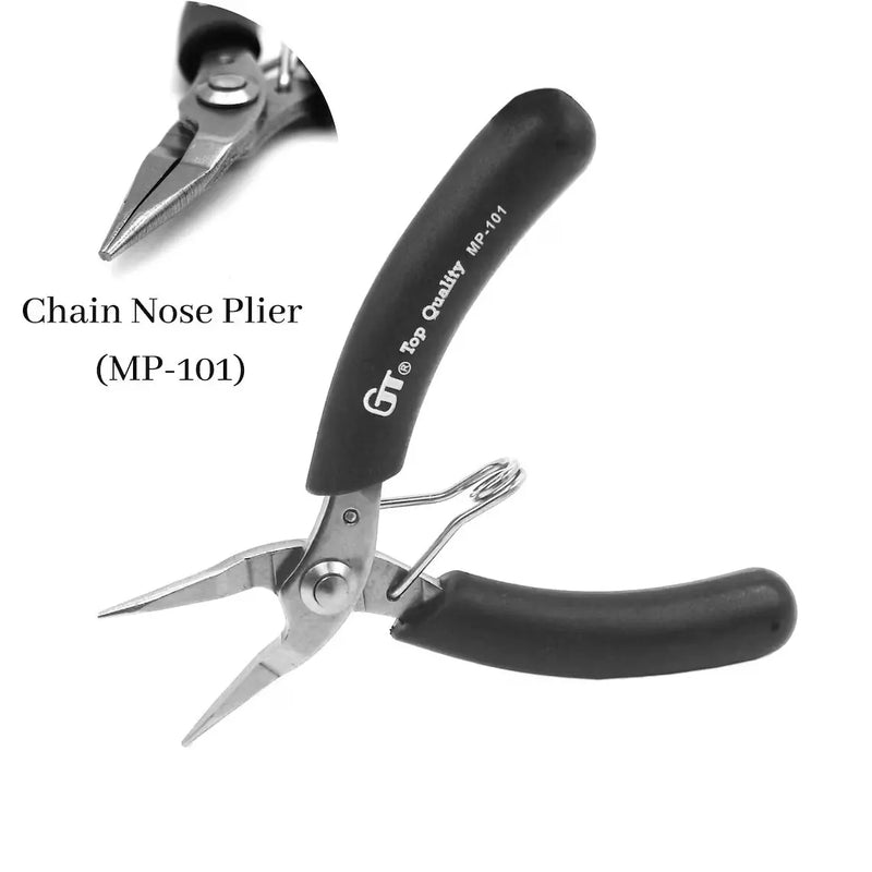 Jewelry Pliers Set, Making Tools, Mini Kit with Wood Pallet, for DIY Crafting Beading - Visuel 14 | SAMAG