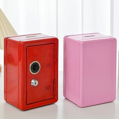 Decorative Box Password Lock Mini Safe Anti - Theft Cabinet Strongbox Metal Piggy Bank Desktop Storage | SAMAG