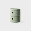 Round bedside table nordic plastic Bedside cabinet for bedroom small side end table nightstand Storage locker