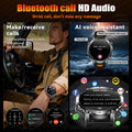 TANK Ultra 1400mAh Battery Military Smart Watch 10ATM Waterproof Heart Rate Tactical LED Flashlight Men - Visuel 4 | SAMAG