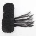 1pcs Brazilian Wool Hair Synthetic Crochet Hair Extensions for Women African Hair Yarn for Natural Black, Jumbo Braids