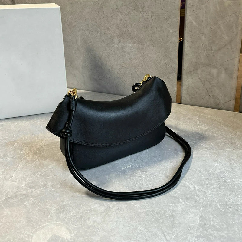 Women's Retro Minimalist Luxury Leather Designer Style Tote Shoulder Bag Large Capacity Commuting Hand Bags for Women