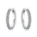 925 Sterling Silver Simple Gold U-shaped Earrings Jewelry | SAMAG