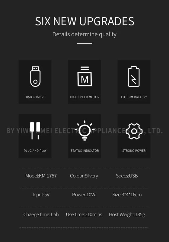 Kemei Professional Hair Clipper Electric Clippers New Electric Men Retro Head Carving Oil Head Trimmer Electric Shaver km-1757
