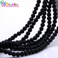 OlingArt Rubber Glass Beads High 6MM Quality 100PCS/Lot Candy Color Neon Matte Loose Handmade DIY Jewelry Making Bracelet