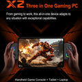 OneXplayer X2 3-in-1 Gaming Laptop Intel Arc G3 Extreme 48GB+1TB 10.9 Inches LTPS 120Hz Gaming PC Handheld Console Tablet 65Wh
