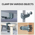 LEAPLIGHT Photography C Clamp with NATO 1/4" and 3/8" Hole for Photo Studio Video DSLR,Cameras Desktop Mount Tables Desk Clamps