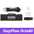 Godox EazyFlow Octa Foldable Softbox 60/90/120/150cm FoldableBowens Mount Quick Setup with Grid for Portrait Studio Photography
