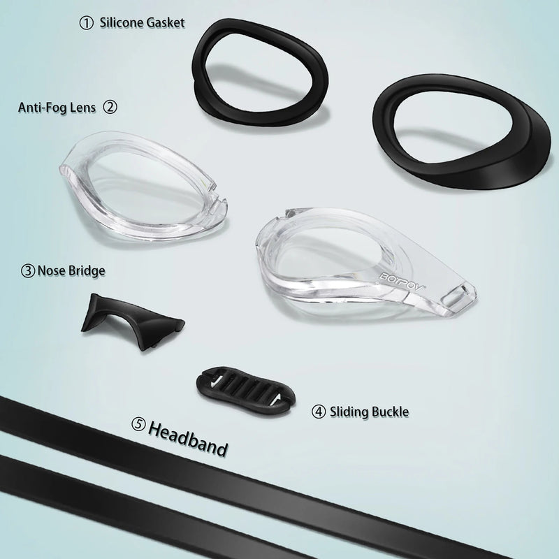 BOTPOV Adult Swimming Goggles High-Definition Anti Fog | SAMAG
