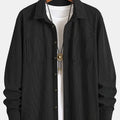 The New Spring and Autumn Corduroy Shirt, a Casual Men's | SAMAG