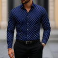 Men's Long Sleeved Shirt, Plaid Printed Casual Summer | SAMAG