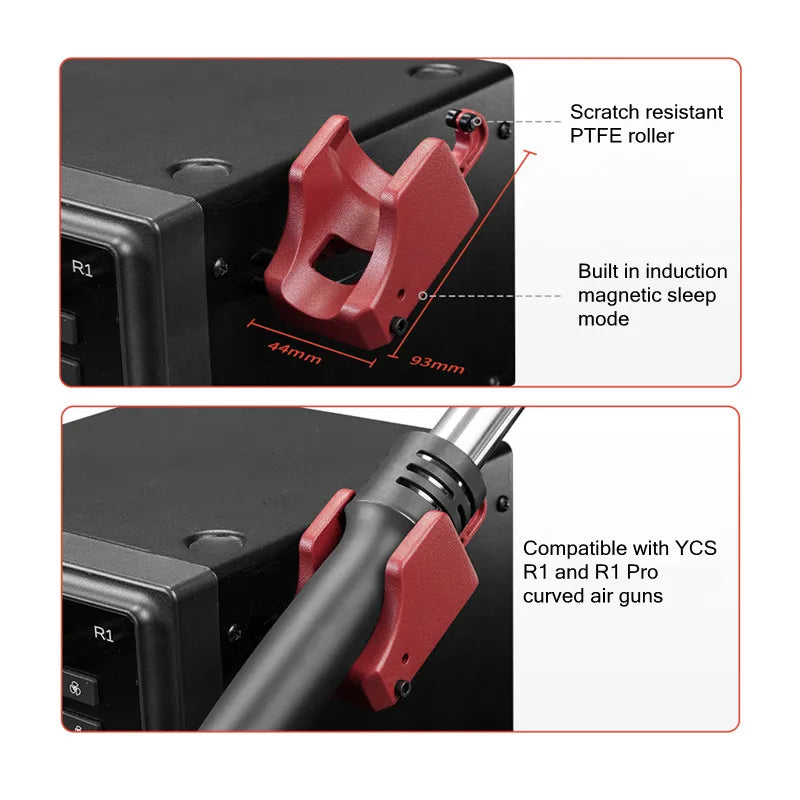 YCS R1 Pro Curve Hot Air Tool Direct Wind Cyclone Integrated Gun Nozzle High Power Maintenance Rework - View 6 | SAMAG