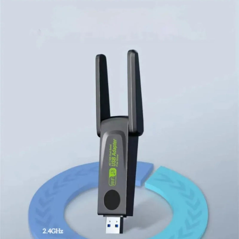 1300Mbps WiFi USB Adapter Dual Band 2.4G/5Ghz Wi - Fi Dongle 802.11AC Powerful Antenna Wireless Receiver - Visuel 6 | SAMAG