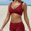 Plus Size Swimwear Women Tankini Swimsuit with Shorts | SAMAG