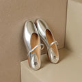 Genuine Leather Slippers Women Flat Heels Covered Toe Ladies Casual Mules Shoe Comfortable Summer Sandals
