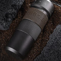 HiBREW Manual Coffee Grinder Aluminum Conical Burr Capacity 22g Hand Coffee Grinder with 11 Levels Adjustable Setting Pour Over