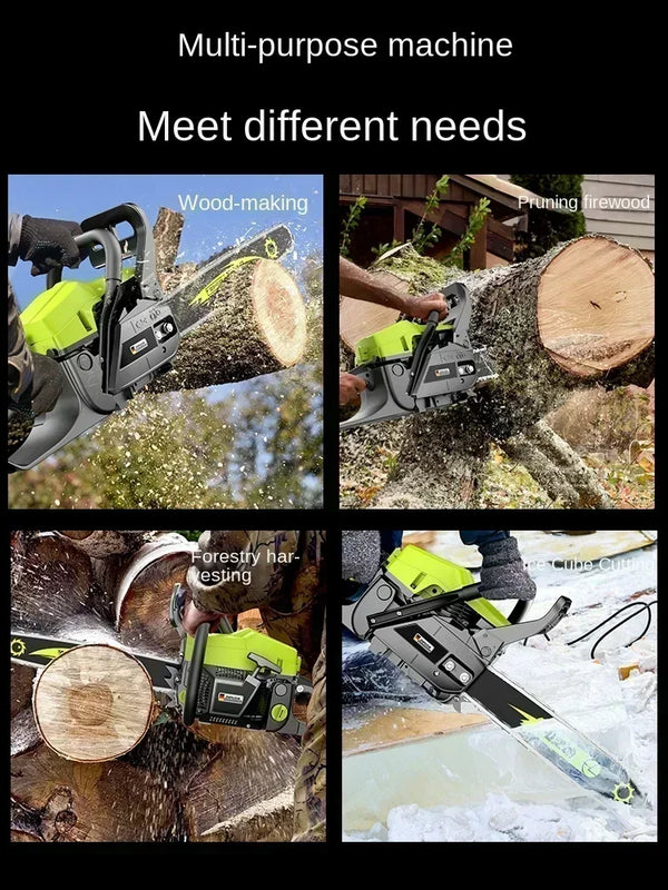 Original Four-stroke  Chain Saw for Woodcutting with Small Size and Electric Control C