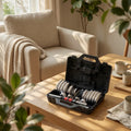 Dumbbell Set with Storage Case Chrome-Plated with Weights | SAMAG
