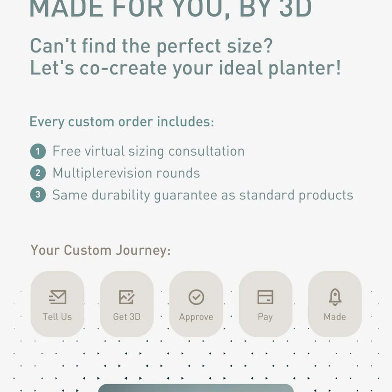 3D Printed Biodegradable Irregular Geometry Flower Pot - Textured Linear bonsai pots for Home Decoration & Gift (Eco-Friendly)