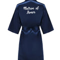Satin Silk Robes Plus Size Wedding Bathrobe Bride | SAMAG