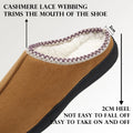 Asgard Plush Cotton Slippers For Men Winter Indoor Warm Anti-Slip Home Shoes Women Soft Memory Foam Furry Slides Bedroom Slipper
