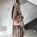 Elegant Traditional Arabic Fashion Abaya with Loose Long | SAMAG