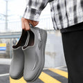 2026Simple Style Outdoor Work Commute Fishing Kitchen Non-Slip Waterproof Men's Flat-Soled High-Quality Rubber Boots Rain Boots